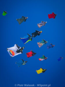 Wingsuit pilots at Flock Fest 2026 Zephyrhills Z-Hills