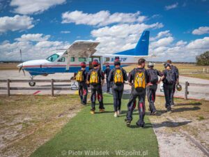 Wingsuit pilots at Flock Fest 2026 Zephyrhills Z-Hills