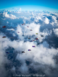 Wingsuit pilots at Flock Fest 2026 Zephyrhills Z-Hills