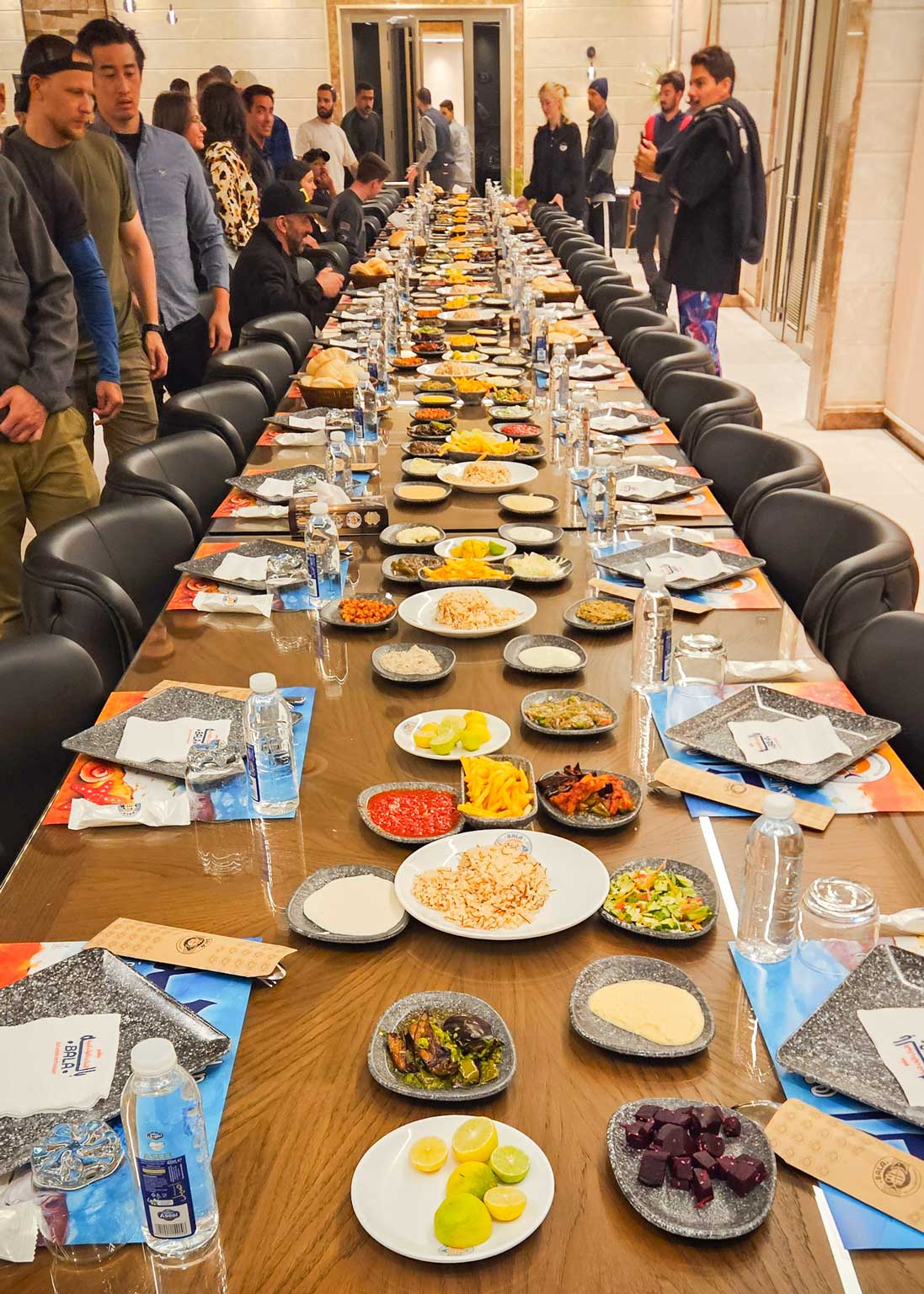 20-way-wingsuit-formation-over-Benghazi-at-night hospitality dinner