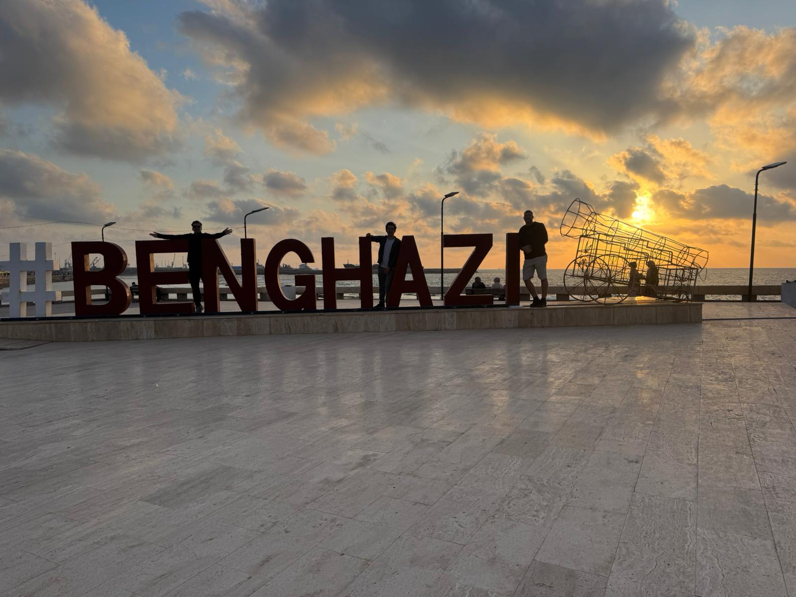 Benghazi Libya welcome 20-way-wingsuit-formation